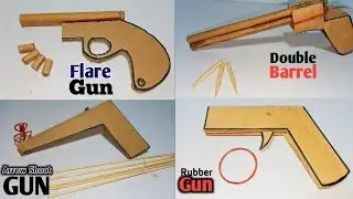 4 Crazy DIY Cardboard Guns You Won&rsquo;t Believe Work!