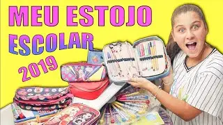 MEU MATERIAL ESCOLAR -  ORGANIZANDO MEU ESTOJO ☆ Mileninha ☆
