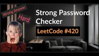 solving the HARDEST leetcode problem in 40 lines - Strong Password Checker