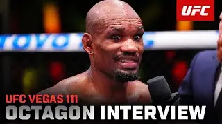 Интервью Джамалла Эммерса в октагоне | UFC Vegas 111