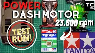 Tes Kecepatan Dinamo Tamiya Power Dash Motor 23.600 rpm