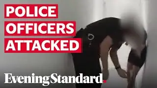Sussex police release dramatic footage showing attack on police officers at lockdown party