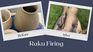 Raku Firing at Local Pottery Studio