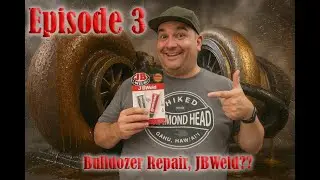 Bulldozer Oil Leak Repair   Episode 3:: JBWeld Attempt