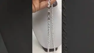 6mm 925 Sterling Silver Men's Women's Solid Rope Chain Necklace 20