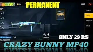 I GOT CRAZY BUNNY MP40 PERMANENT 🔥🎮#ratiosgaming
