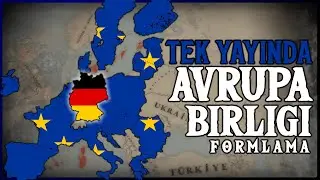 TEK YAYINDA AVRUPA BİRLİĞİ KURUYORUZ! - Age of History 3 | ALMANYA
