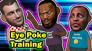 Jon Jones Trains Stipe for DC eye pokes