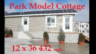 Park Model Cottage,  12 x 36 (Tiny Mobile Home). 432 sq, ft. 1 bed 1 bath