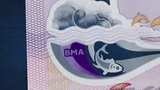 Bermuda's $2 and $5 Polymer Banknotes  |  Security Features: See Through  (Part 2)