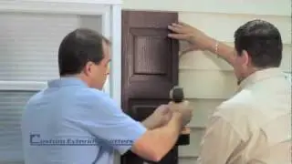 Installing Exterior Shutters using screws