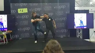 Candice and Vicente - The Science of Fight Choreography (at Oz Comic Con Brisbane)