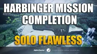 Solo Flawless Harbinger (Alpha Hunter Triumph) | Destiny 2