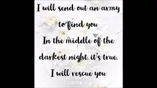 LAUREN DAIGLE - RESCUE (Karaoke Instrumental track) - in A (higher key)