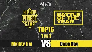 Mighty Jim vs Dope Dog | 1vs1 TOP16 | BOTY CE x HIPHOP PFINGSTCAMP 2023