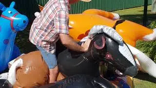 Deflating & Riding Numerous Inflatable Horses
