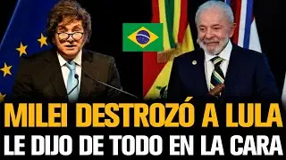 MILEI DESTROZÓ A LULA Y LE DIJO DE TODO EN LA CARA ANTE EL MERCOSUR