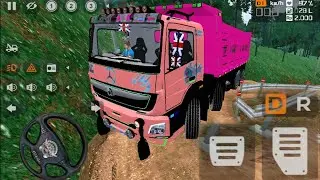 12 WHEELER TIPPER TRACK DRIVING GAME IN HEAVY OFF ROAD | BUS SIMULATOR INDONESIA |