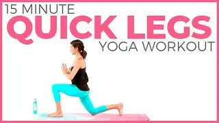15 minute Power Yoga Workout 🔥 Quick Legs & Booty