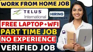 Telus Work From Home Jobs 2026 | 12th Pass Eligible | Part Time & Full Time WFH