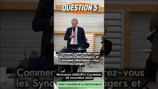 🟫🌲 Question 5 &mdash; Comment contr&ocirc;ler l&rsquo;action des syndics usagers et informer les usagers ?