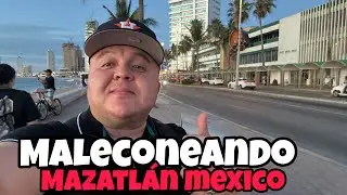 En vivo Mazatlán al momento por el malecón así se encuentran los hoteles y el malecón