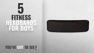 Top 10 Fitness Headbands For Boys [2018]: Suddora Kids Head Sweatband - Athletic Cotton Terry Cloth