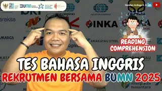 Latihan Soal Tes Bahasa Inggris Rekrutmen Bersama BUMN 2025 | TBI RBB BUMN 2025 #AGABUMN