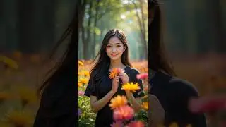 The Flower Whisperer in the Enchanted Forest #shorts
