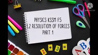 Physics KSSM Form 5  1.2 Resolution of Forces Part 1