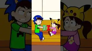 MIS HIJOS SE PELEAN POR COMER LAS PAPITAS 😅 #animaci&oacute;n
