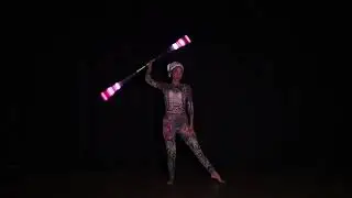 Show de Danza y Malabares con luces LED