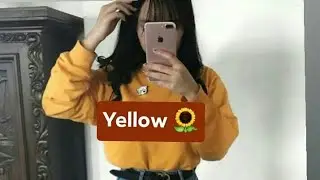 Yellow 🌻Aesthetic Outfit Idea (PART1)INSTAGRAMBLE