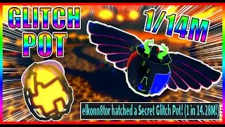 I Hatched *NEW SECRET* Glitch Pot in Science Simulator (Roblox)