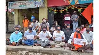T. Uma Mahendra Protests against TRS government  on Ganesh Chathurti celebrations in the state.