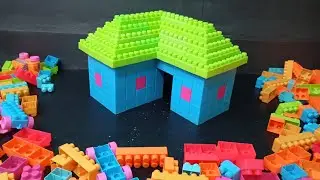 Satisfying DIY Lego House Build | ASMR Building Blocks #buildingblocks