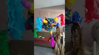 pi&ntilde;ata colorida 7 picos#pi&ntilde;atas#manualidades#torreon