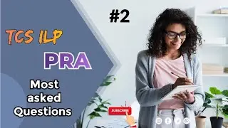 #2 Most Asked Questions of PRA// Series on TCS ILP - PRA coding questions// from Scratch #tcs #jobs
