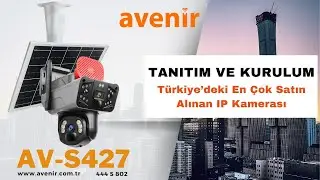 AV-S427- Türkiye'deki en çok satın alınan IP Kamerası