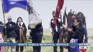 Memorial service held in White Shield to honor tribal veterans, scouts