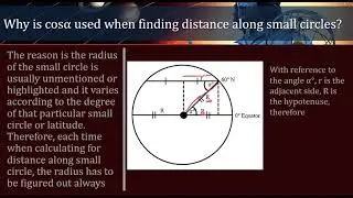 Earth Geometry Calculating distance along small circles