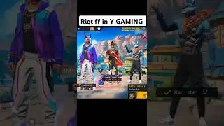 Riot ff 🤡 vs Raistar 😱 in Y GAMING 🤯 custom challenge in riot ff #ygaming