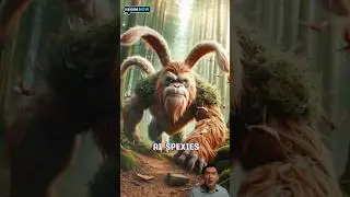 An Amazing Mix of Orang Utan + Rabbit + More. You Won't Believe This! 🐾 #short #hybrids #animals #ai