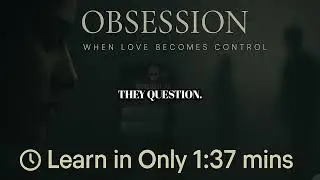 When Love Becomes Control 🖤 | Learn in Only 1:37 mins #asmr #motivation #dark #astrology #inspire