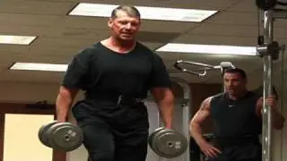 Mr. McMahon's intense training session
