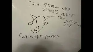 the human pet song by the goat who sings your name over and over 🐐🎶🎵🧑