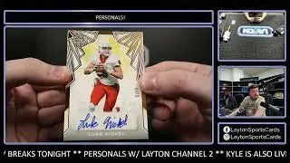 1 Box of 2025 Leaf Trinity Football Jumbo for Gregory U
