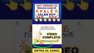 V&Iacute;DEO COMPLETO EN EL CANAL 