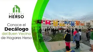 Dec&aacute;logo del Buen Vecino de Hogares Herso
