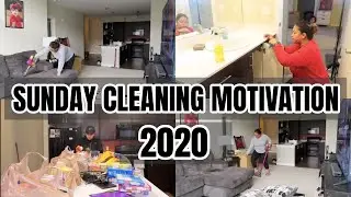 SUNDAY CLEAN WITH ME | CLEANING MOTIVATION 2020 | ALL DAY CLEAN WITH ME | Nicolette Laumatia